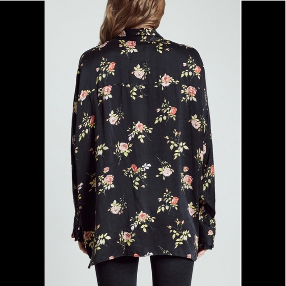 R13 drop neck tuxedo shirt. SIZE XS - Picture 3 of 15